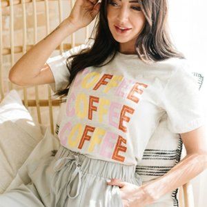 Caffeine Addiction Graphic Tee NWT